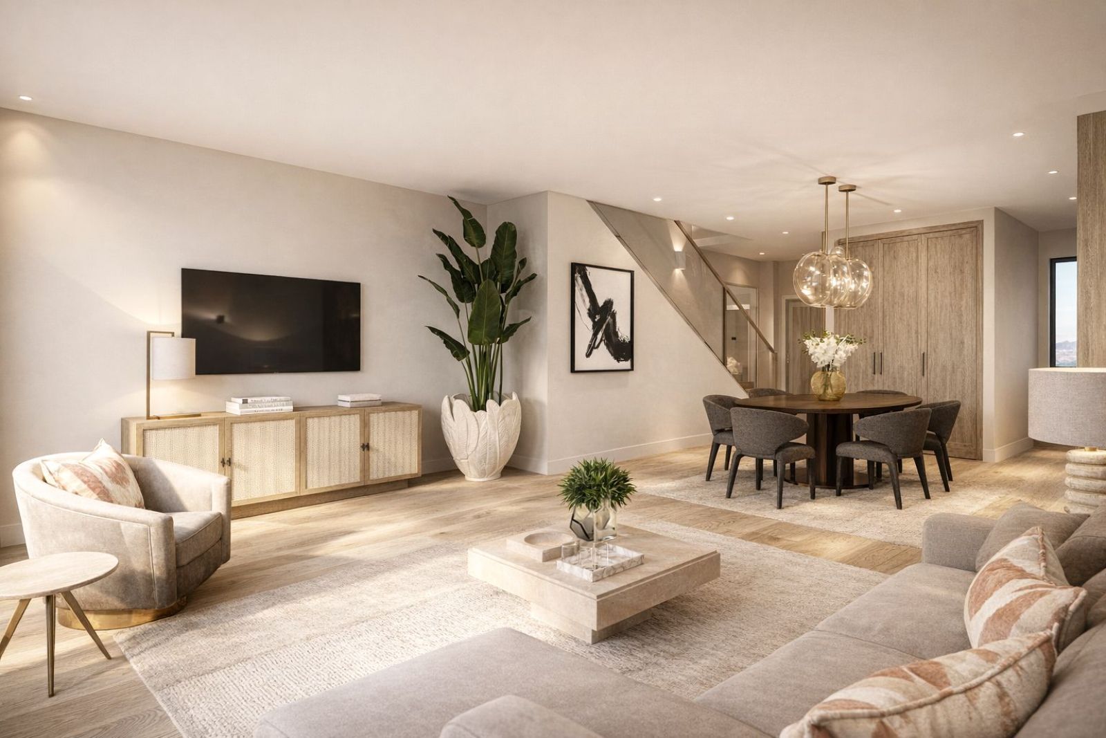 09 living room beach view modern